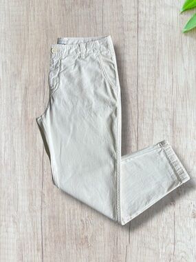 ZARA Women’s Casual Cotton Chinos White Size 10